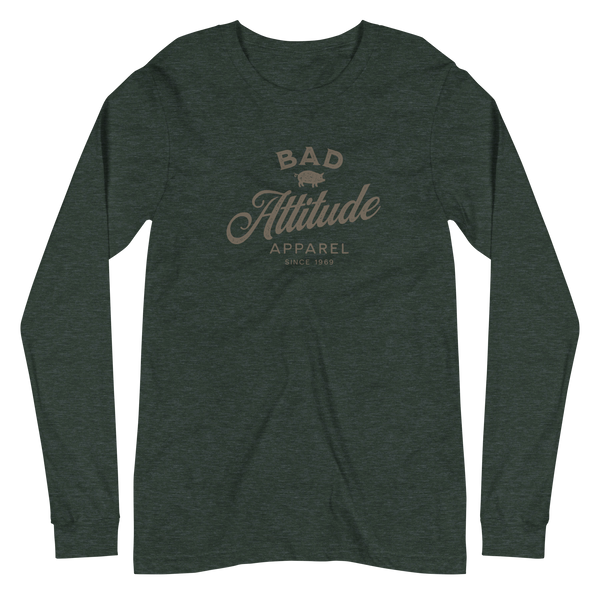 Bad Attitude Apparel Unisex Long Sleeve Tee