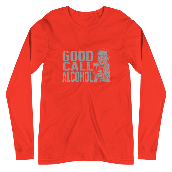 Good Call alcohol Unisex Long Sleeve Tee