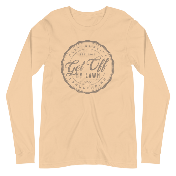 Get Off My Lawn Landscaping Unisex Long Sleeve Tee