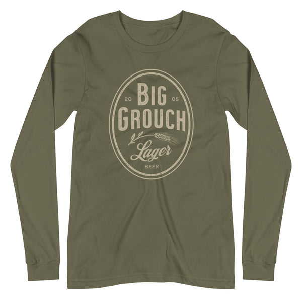 Big Grouch Lager Unisex Long Sleeve Tee