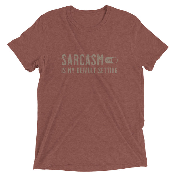 Clay funny sarcastic t-shirt sarcasm is my default setting from Shirty Store