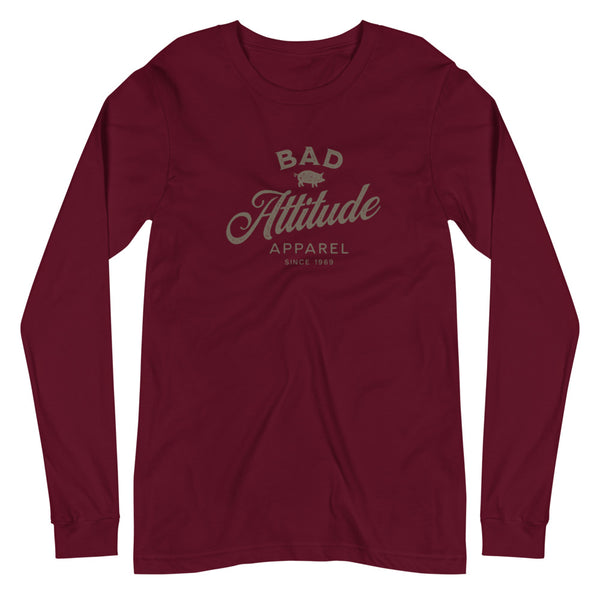 Bad Attitude Apparel Unisex Long Sleeve Tee