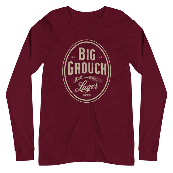 Big Grouch Lager Unisex Long Sleeve Tee