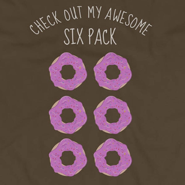 My awesome six pack t-shirt