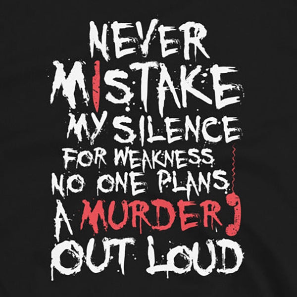 No One Plans A Murder T-Shirt