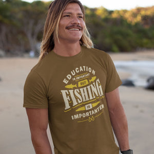 Man wearing grunge funny fishing apparel from Shirty Store