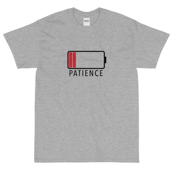 Grey Sarcastic low patience t-shirt from Shirty Store