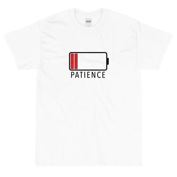 White Sarcastic low patience t-shirt from Shirty Store