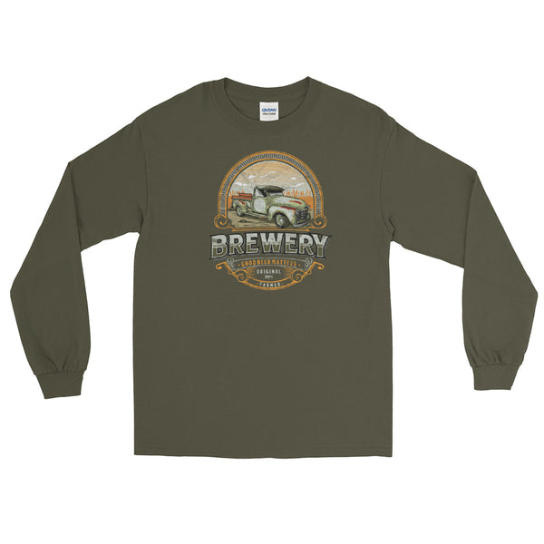 Old truck brewery Men’s Long Sleeve Shirt