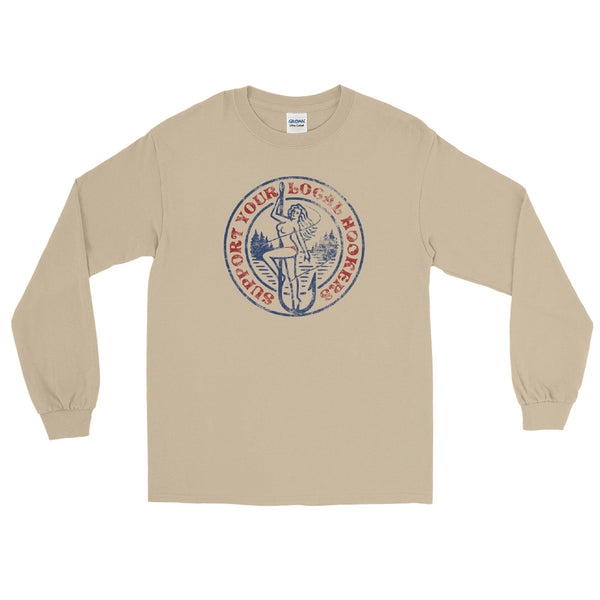 Support your local hookers Men’s Long Sleeve Shirt