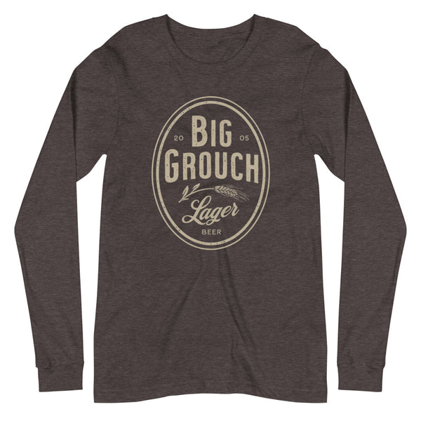 Big Grouch Lager Unisex Long Sleeve Tee