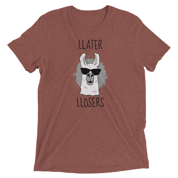 Clay Sarcastic Llama Later losers t-shirt from Shirty Store