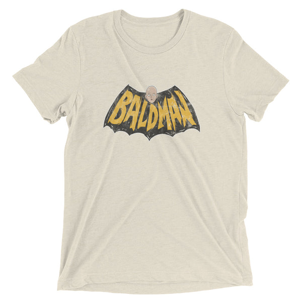 Tan funny Baldman t-shirt from Shirty Store