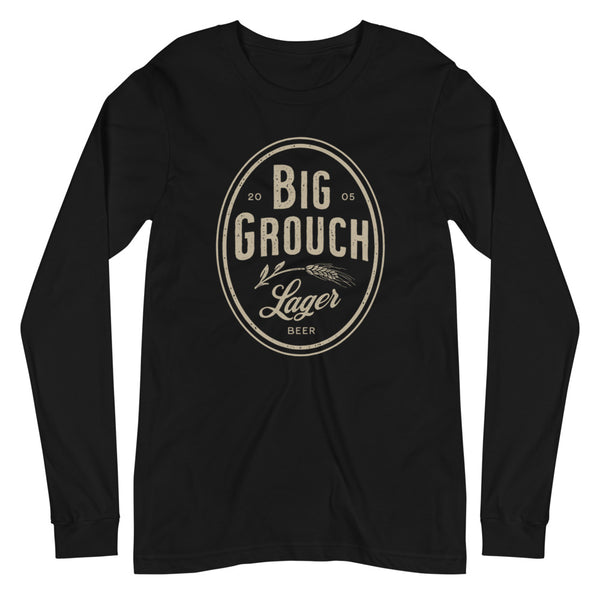 Big Grouch Lager Unisex Long Sleeve Tee