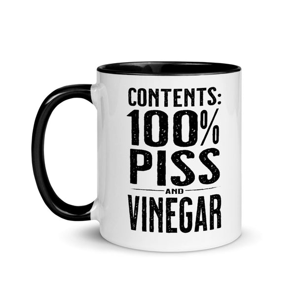 100% piss and vinegar mug