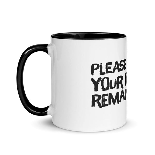 Please exercise your right to remain silent mug