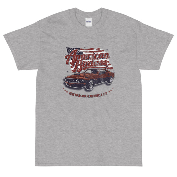 Ash sarcastic American Badass t-shirt from Shirty Store