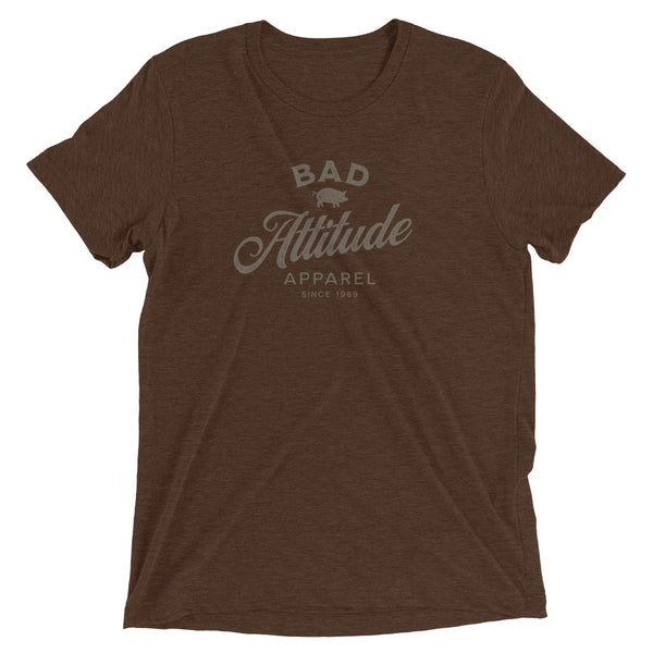 Brown sarcastic Bad Attitude Apparel t-shirt from Shirty Store