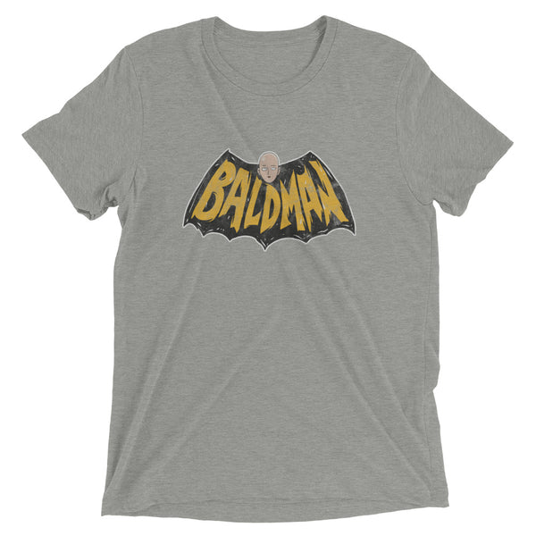 Grey funny Baldman t-shirt from Shirty Store