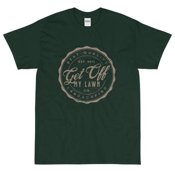 Green sarcastic Get Off My Lawn t-shirt from Shirty Store