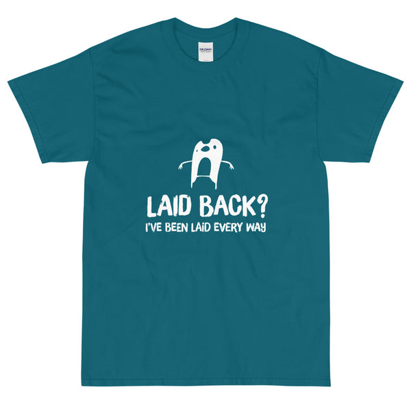 Teal Sarcastic laid back t-shirt from Shirty Store