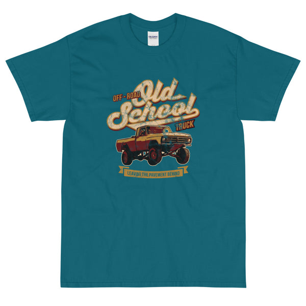 Teal vintage retro Old School Truck t-shirt from Shirty Store