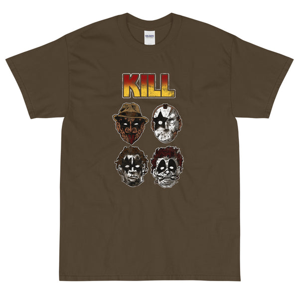 Olive Funny Kill t-shirt from Shirty Store