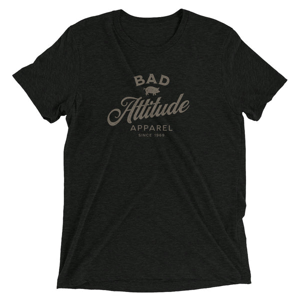 Black sarcastic Bad Attitude Apparel t-shirt from Shirty Store