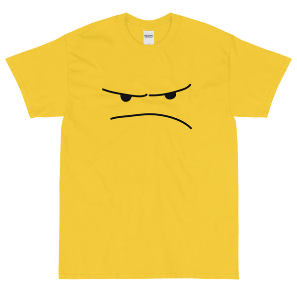 yellow Funny sarcastic grumpy face t-shirt from Shirty Store