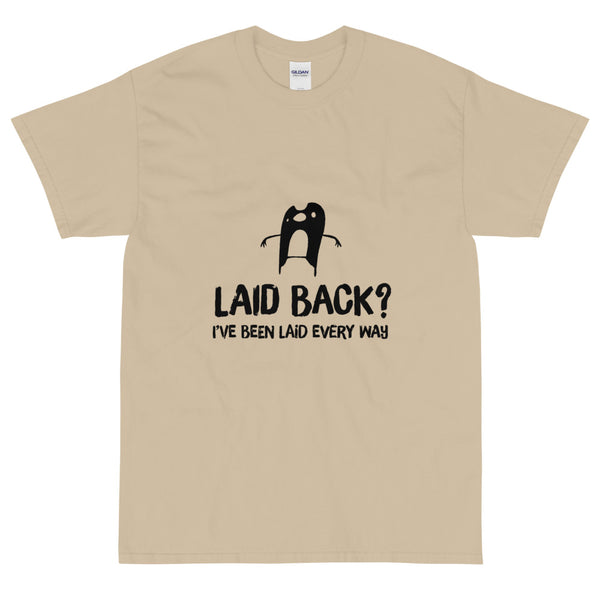 Tan Sarcastic laid back t-shirt from Shirty Store