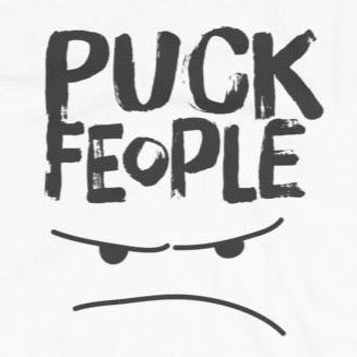 Close up of sarcastic funny Puck Feople t-shirt from Shirty Store