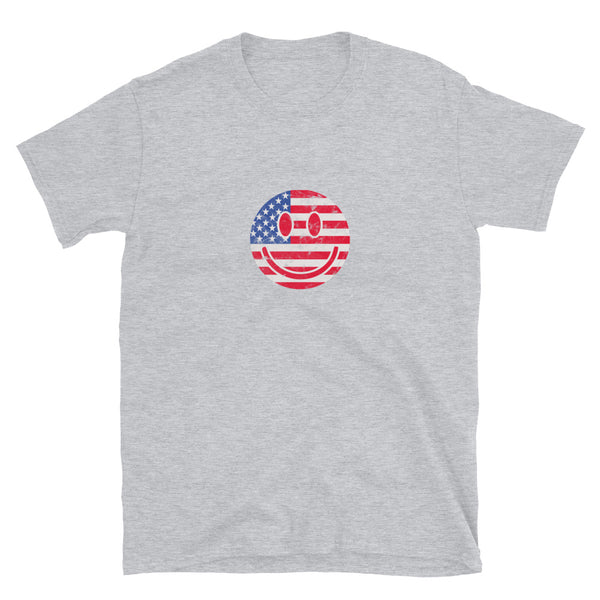 USA Smiley Face T-Shirt