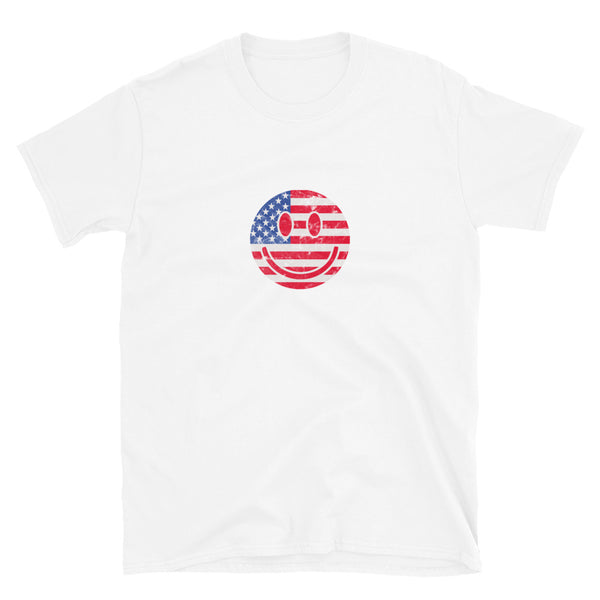 USA Smiley Face T-Shirt