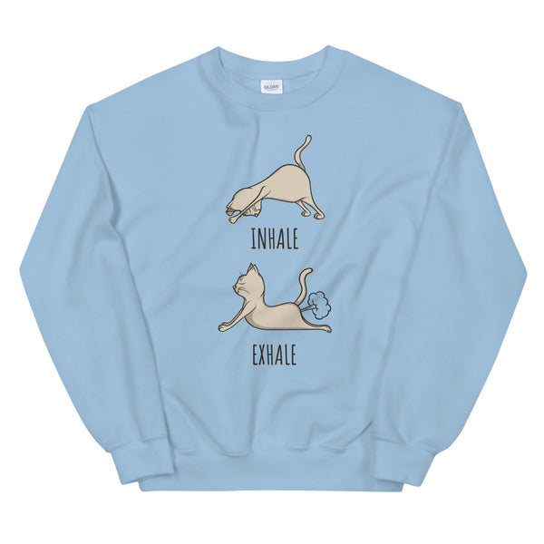 Inhale, exhale sweatshirt