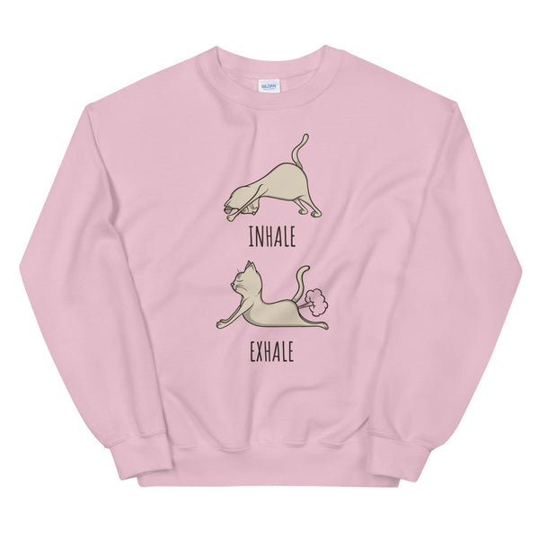 Inhale, exhale sweatshirt