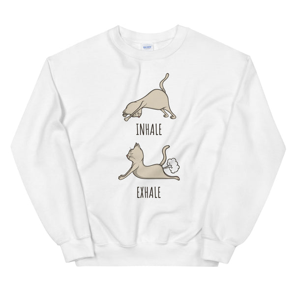 Inhale, exhale sweatshirt