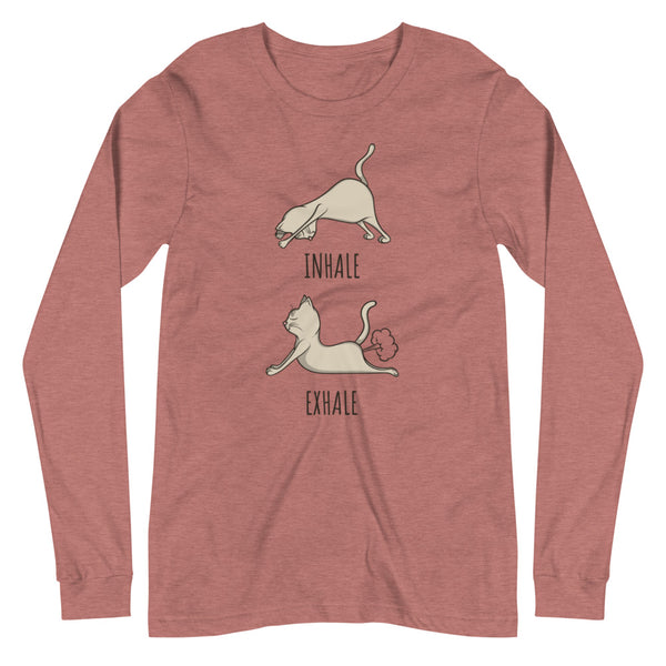 Inhale, exhale Unisex Long Sleeve Tee