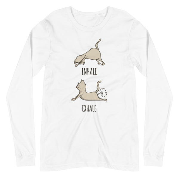 Inhale, exhale Unisex Long Sleeve Tee