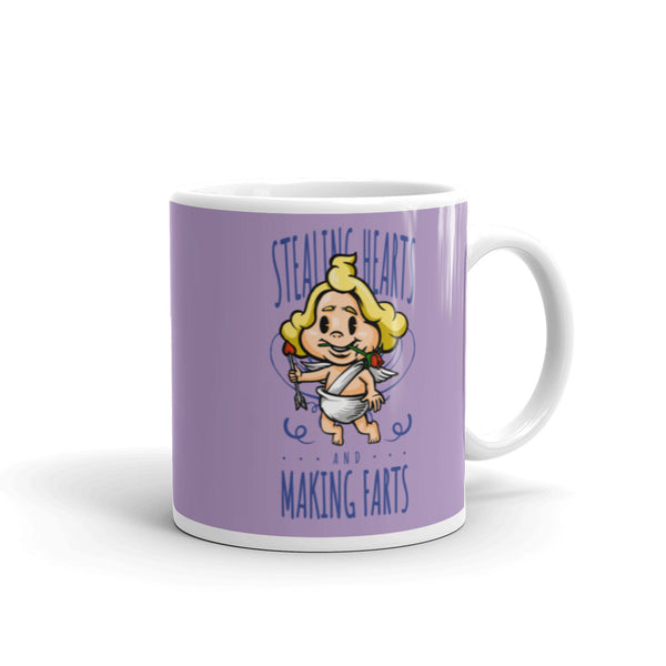 Stealing Hearts Making Farts mug