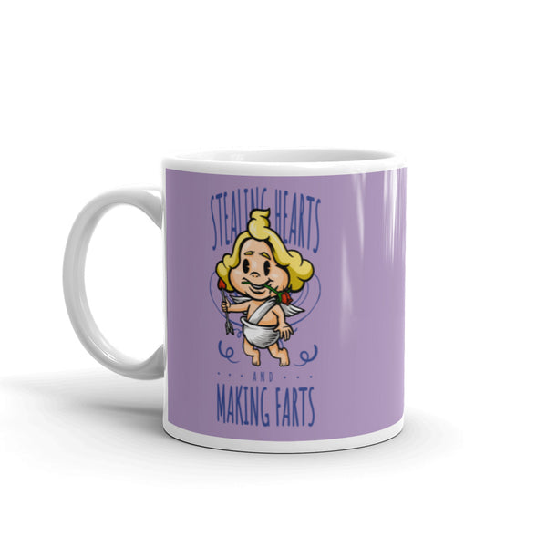 Stealing Hearts Making Farts mug