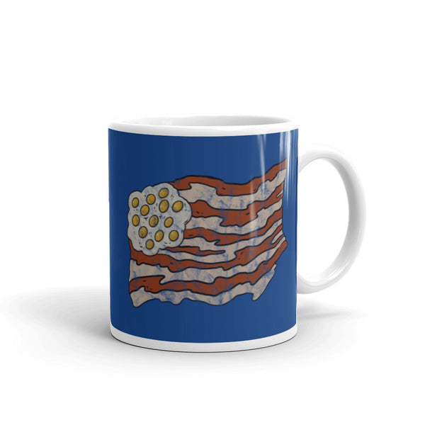 Bacon and Eggs Flag mug