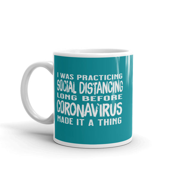 Social Distancing Long Before mug
