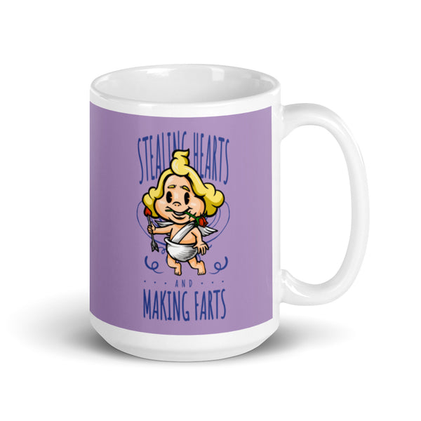 Stealing Hearts Making Farts mug