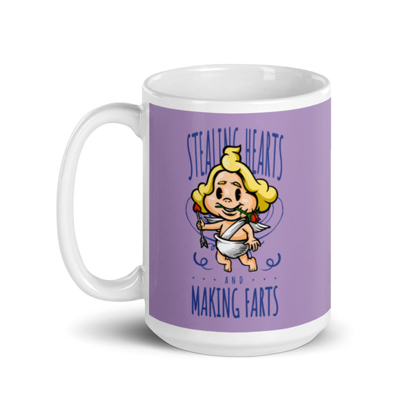 Stealing Hearts Making Farts mug