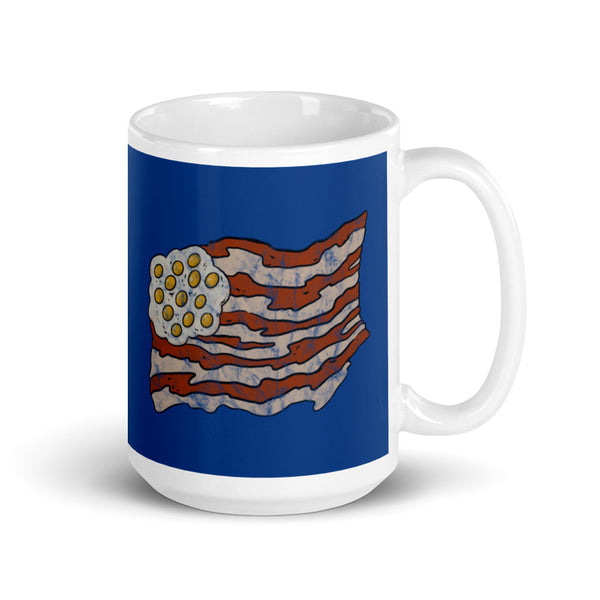 Bacon and Eggs Flag mug