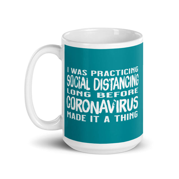 Social Distancing Long Before mug