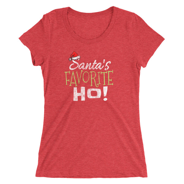 red Sarcastic Santa's favorite ho t-shirt from Shirty Store