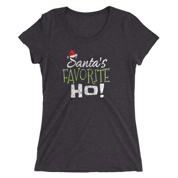 black Sarcastic Santa's favorite ho t-shirt from Shirty Store